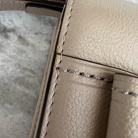 Kate Spade Leather Wallet, OS, Cream Color - Picture 9 of 10